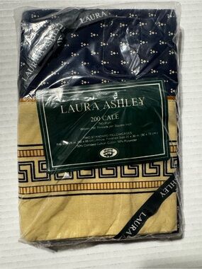 VTG 1980s Laura Ashley Standard Pillowcases Set of 2